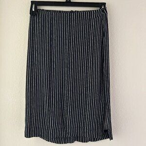 MADEWELL - Chalk stripe pencil skirt